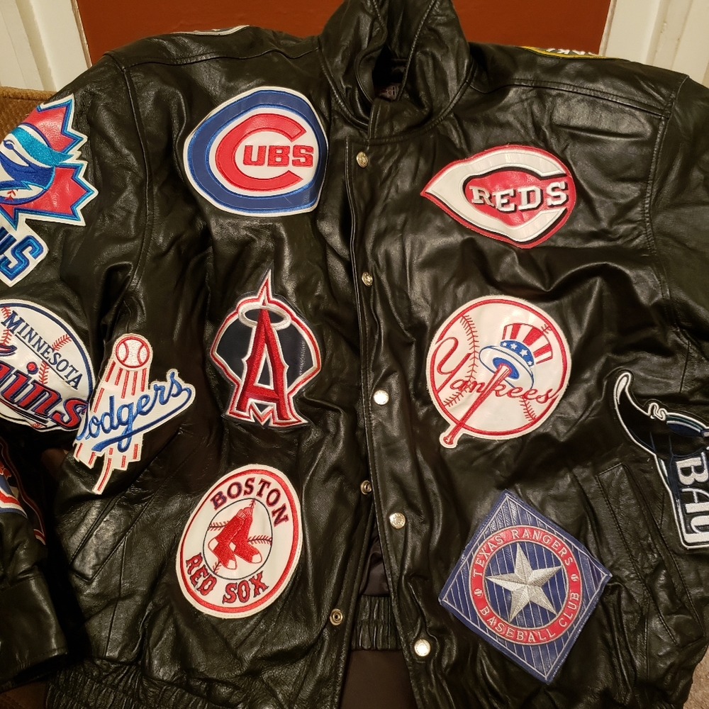 Mens leather jacket 2X